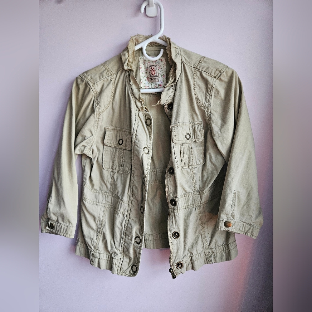 Decree Tan Jean Jacket